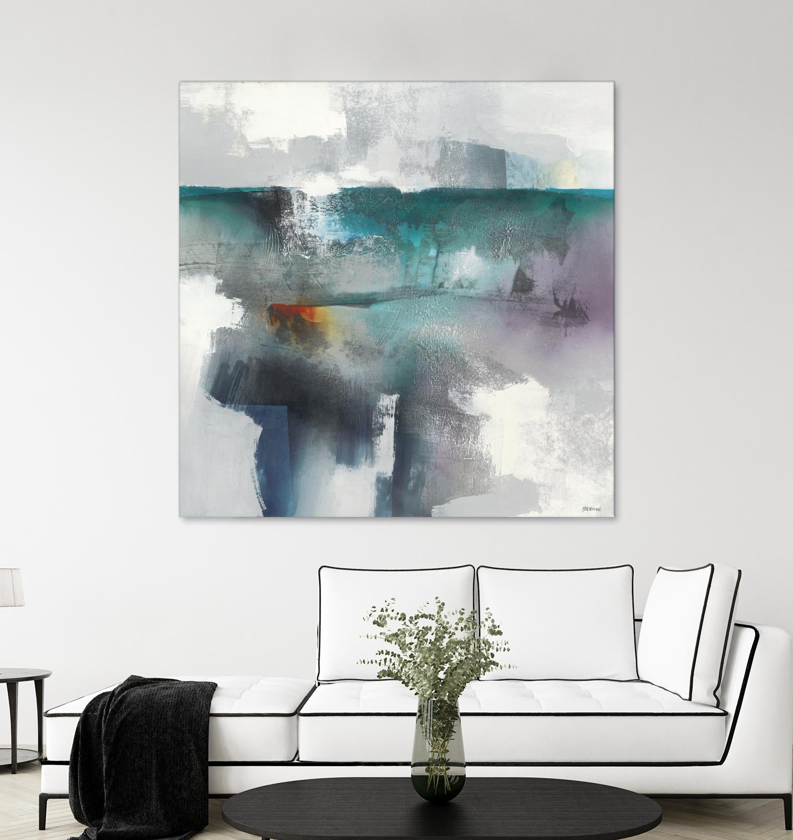 Subsurface I by Scott Brems on GIANT ART - blues organic shapes