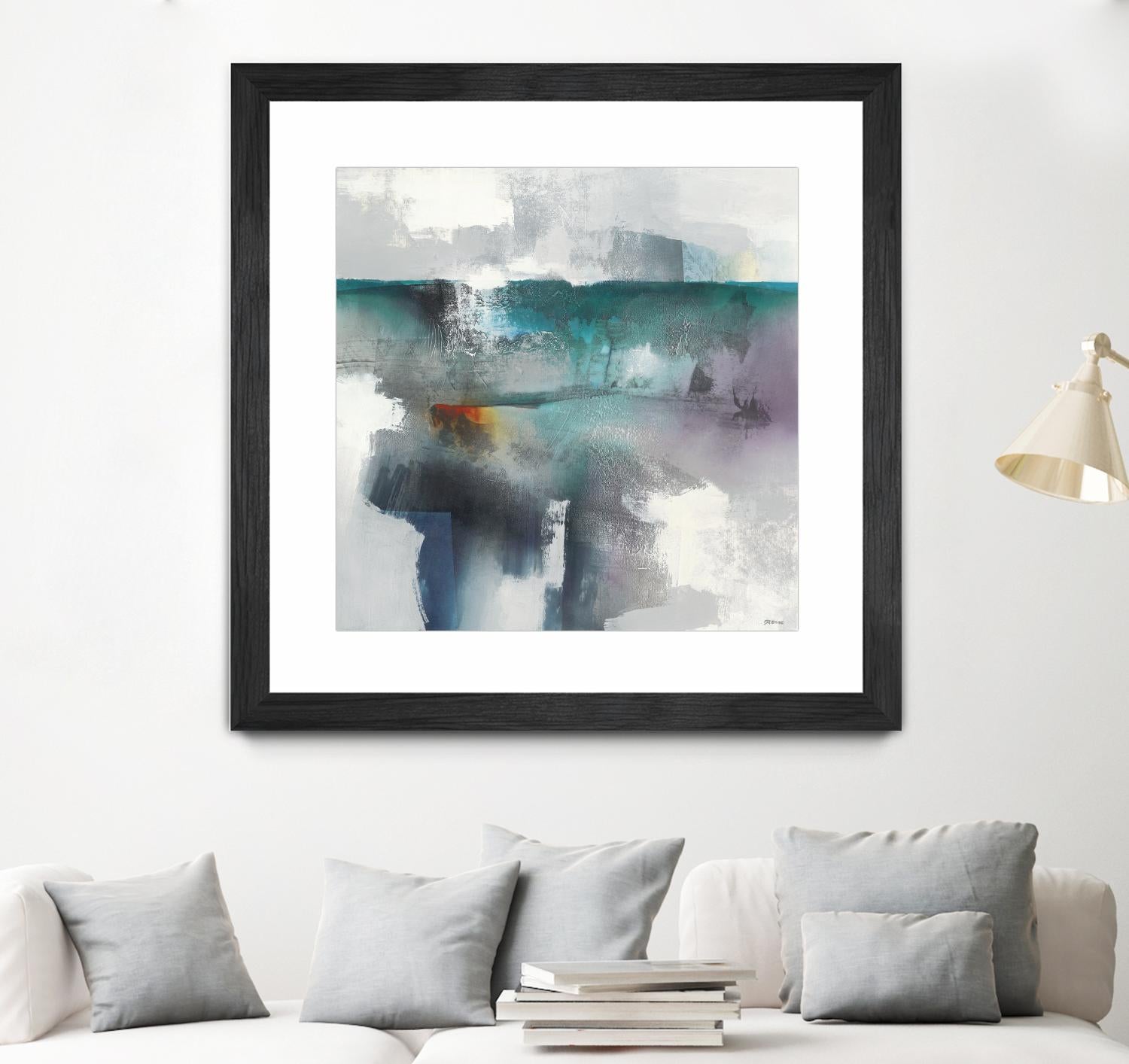 Subsurface I by Scott Brems on GIANT ART - blues organic shapes