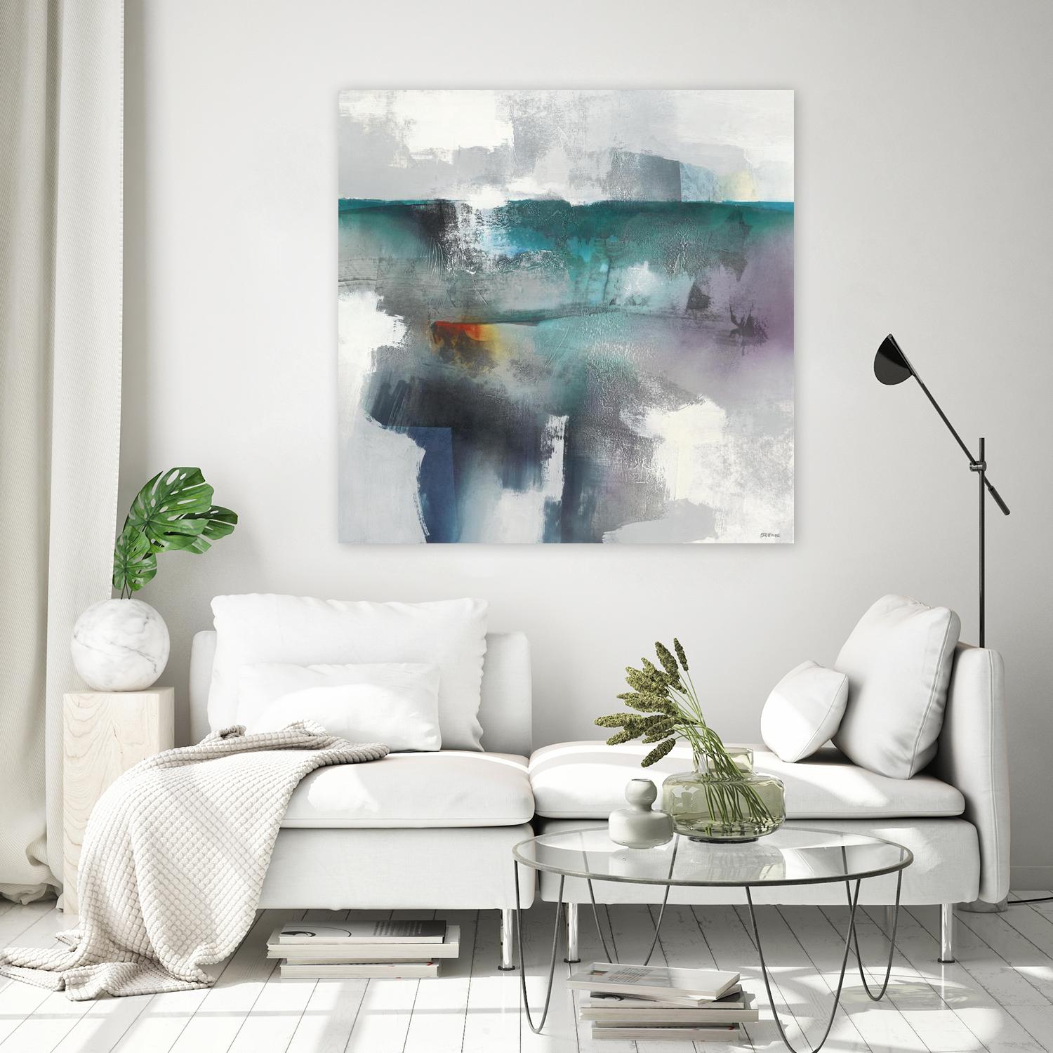 Subsurface I by Scott Brems on GIANT ART - blues organic shapes