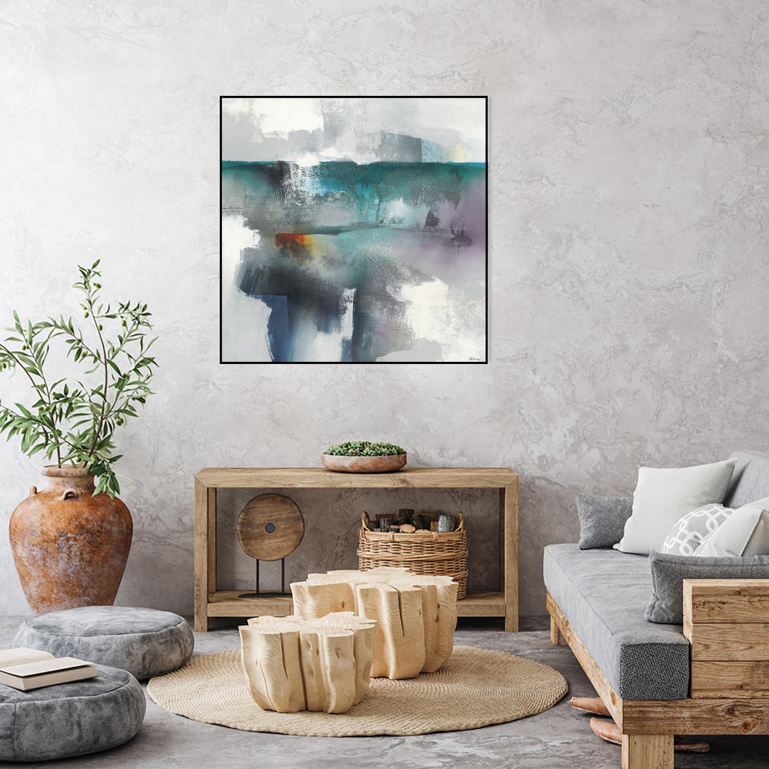 Subsurface I by Scott Brems on GIANT ART - blues organic shapes