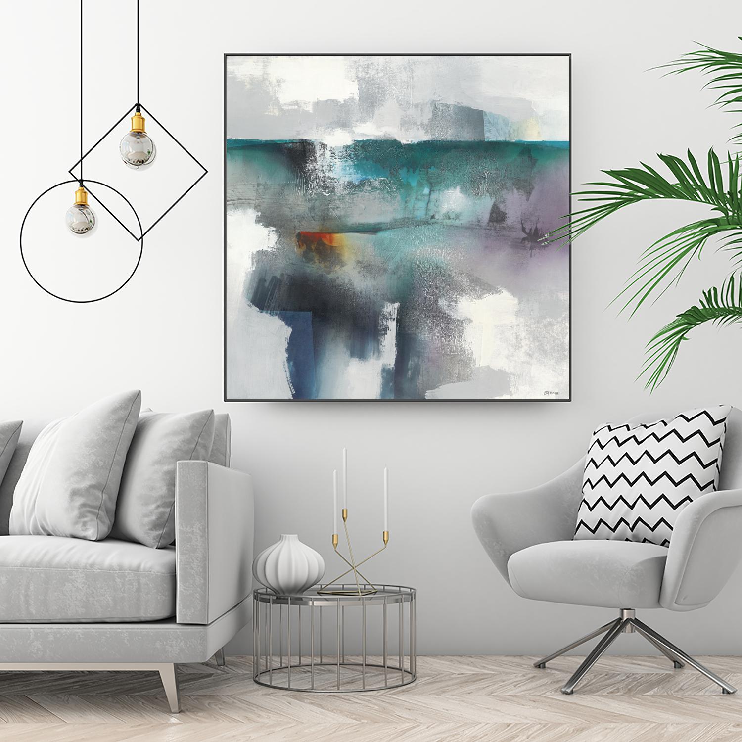 Subsurface I by Scott Brems on GIANT ART - blues organic shapes