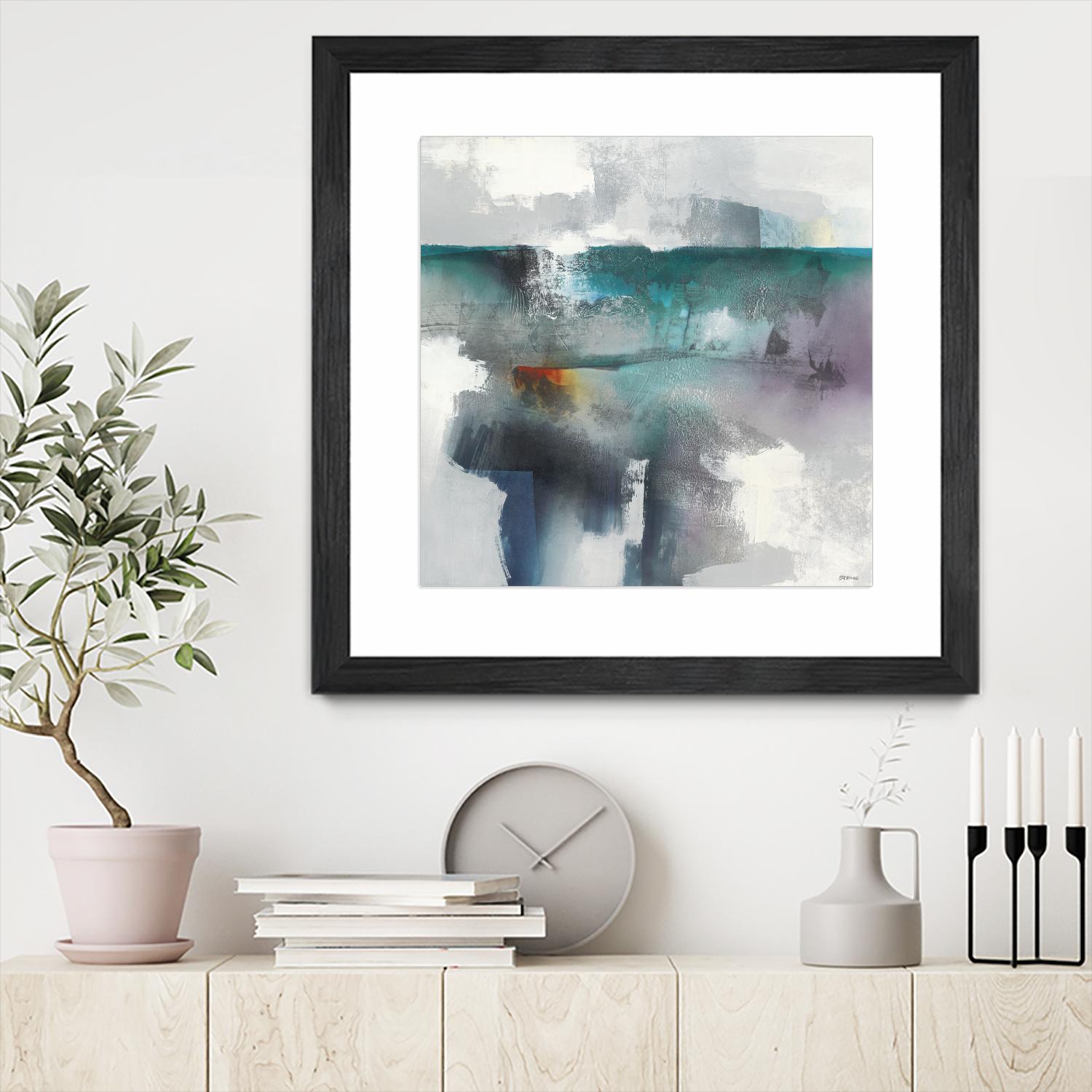 Subsurface I by Scott Brems on GIANT ART - blues organic shapes