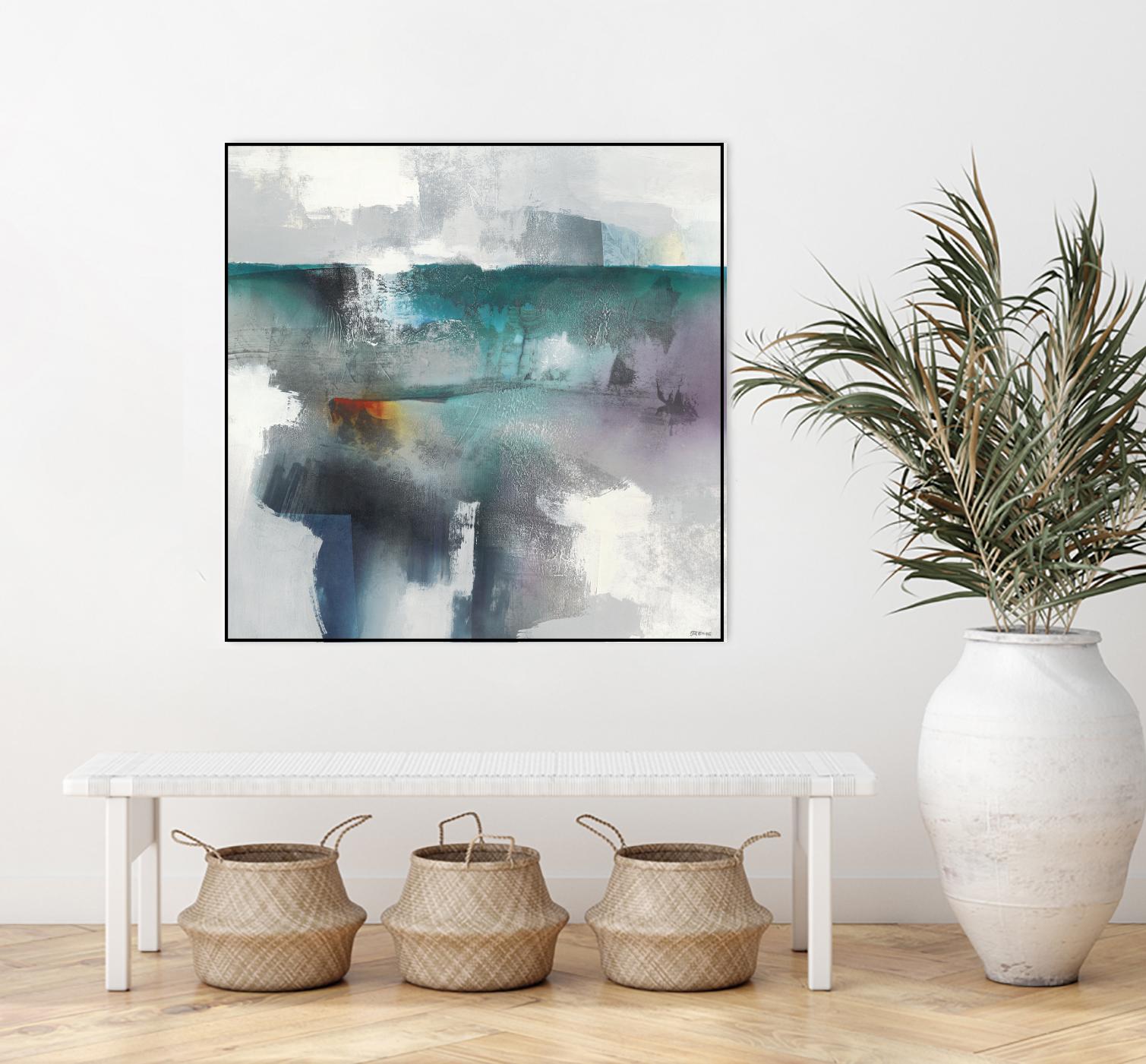 Subsurface I by Scott Brems on GIANT ART - blues organic shapes