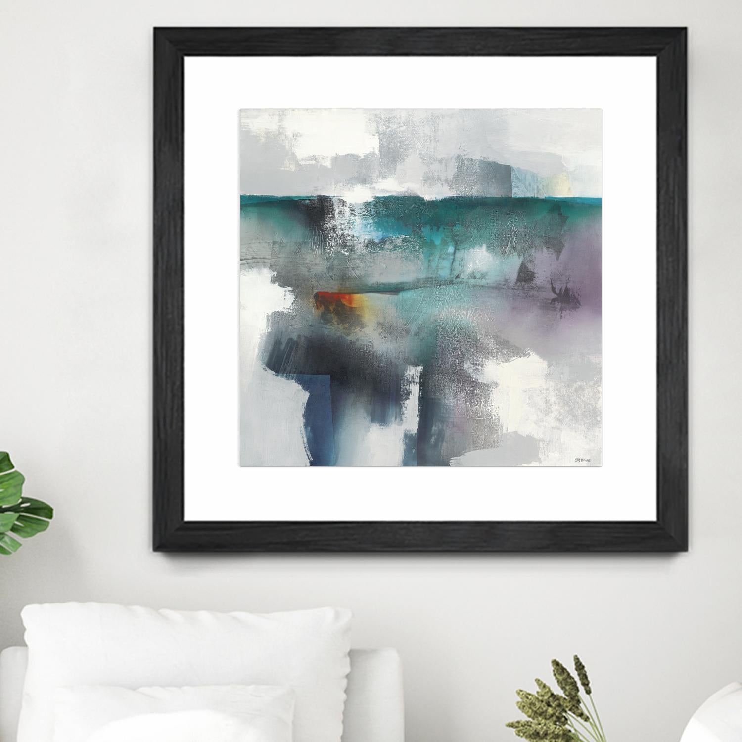 Subsurface I by Scott Brems on GIANT ART - blues organic shapes