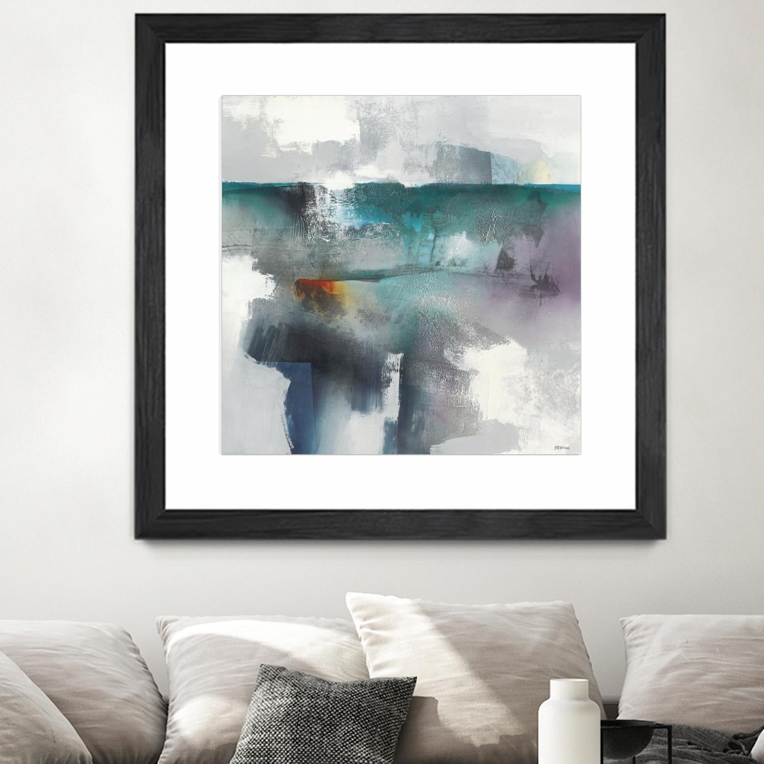 Subsurface I by Scott Brems on GIANT ART - blues organic shapes