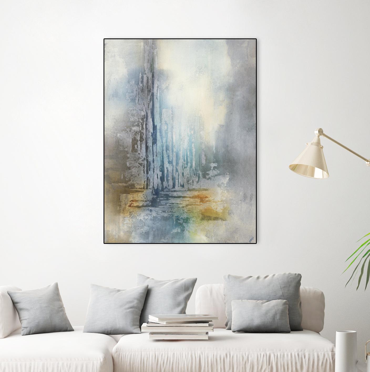 Rising Atmosphere by Scott Brems on GIANT ART - blues abstract