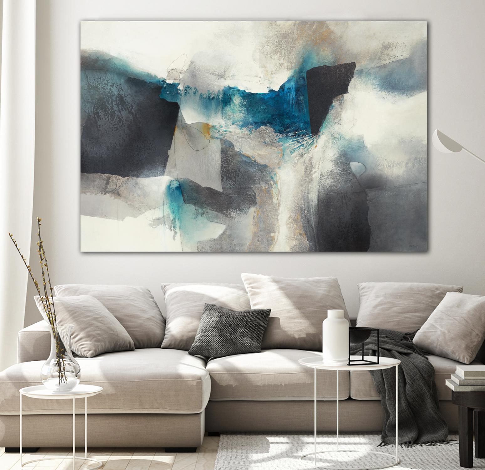 Blue Hydro by Scott Brems on GIANT ART - blues abstract