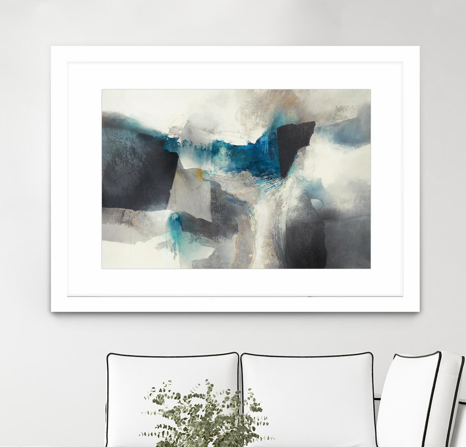 Blue Hydro by Scott Brems on GIANT ART - blues abstract