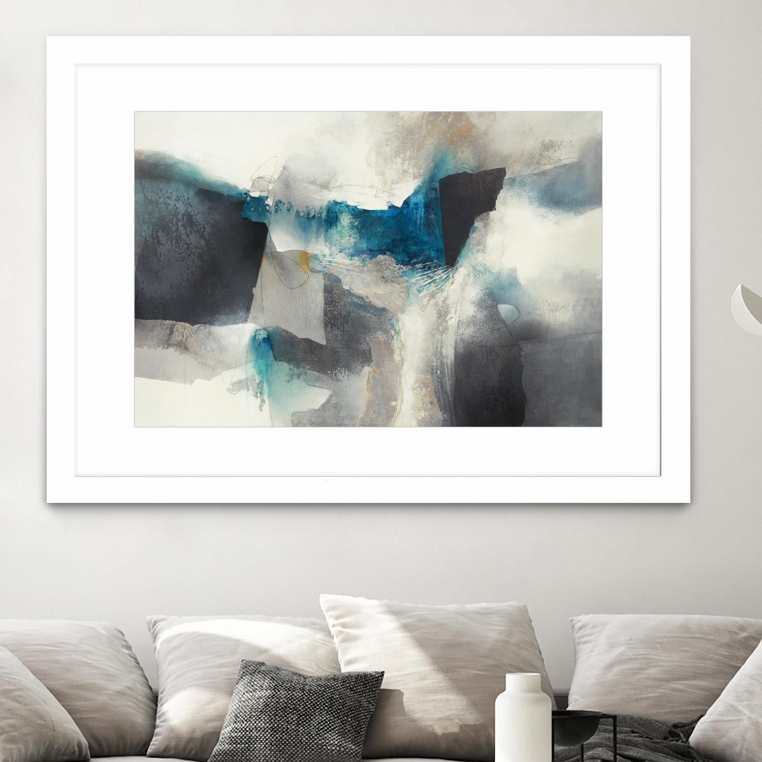 Blue Hydro by Scott Brems on GIANT ART - blues abstract