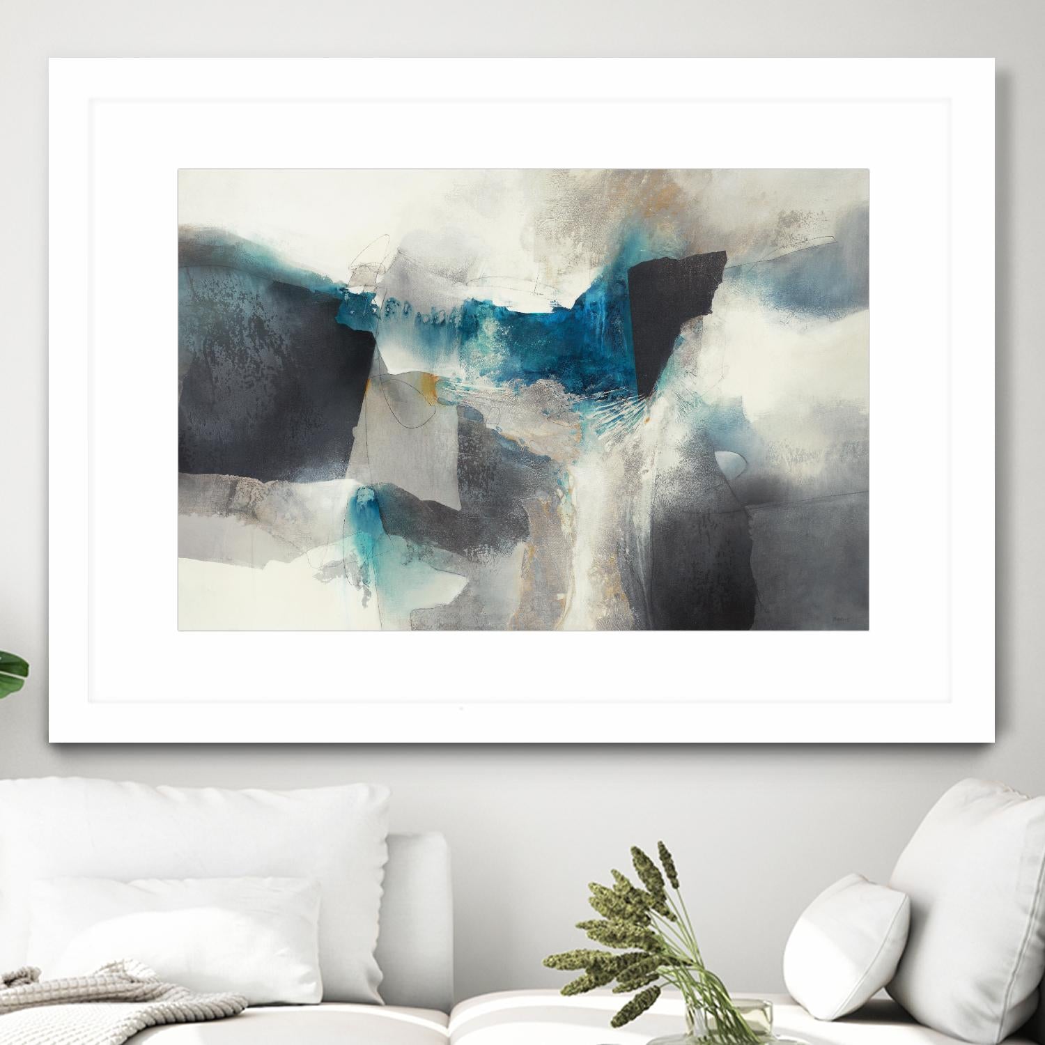 Blue Hydro by Scott Brems on GIANT ART - blues abstract