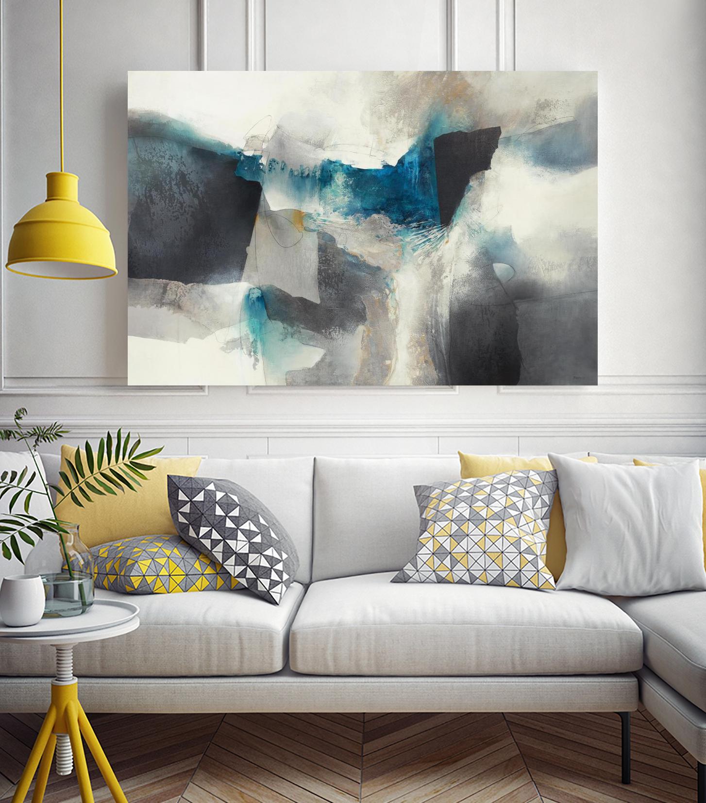 Blue Hydro by Scott Brems on GIANT ART - blues abstract