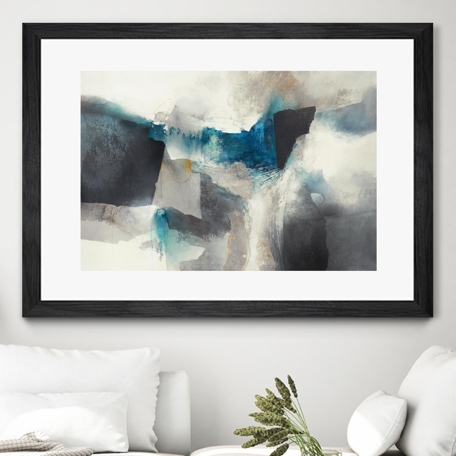 Blue Hydro by Scott Brems on GIANT ART - blues abstract