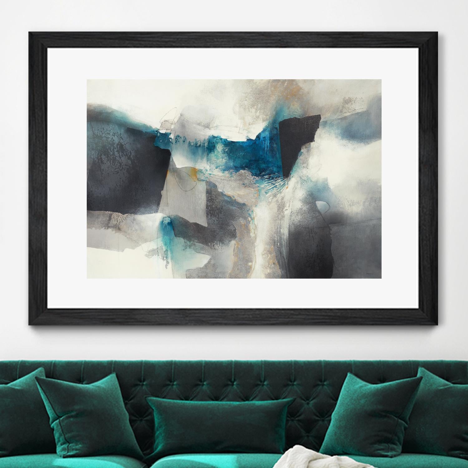 Blue Hydro by Scott Brems on GIANT ART - blues abstract