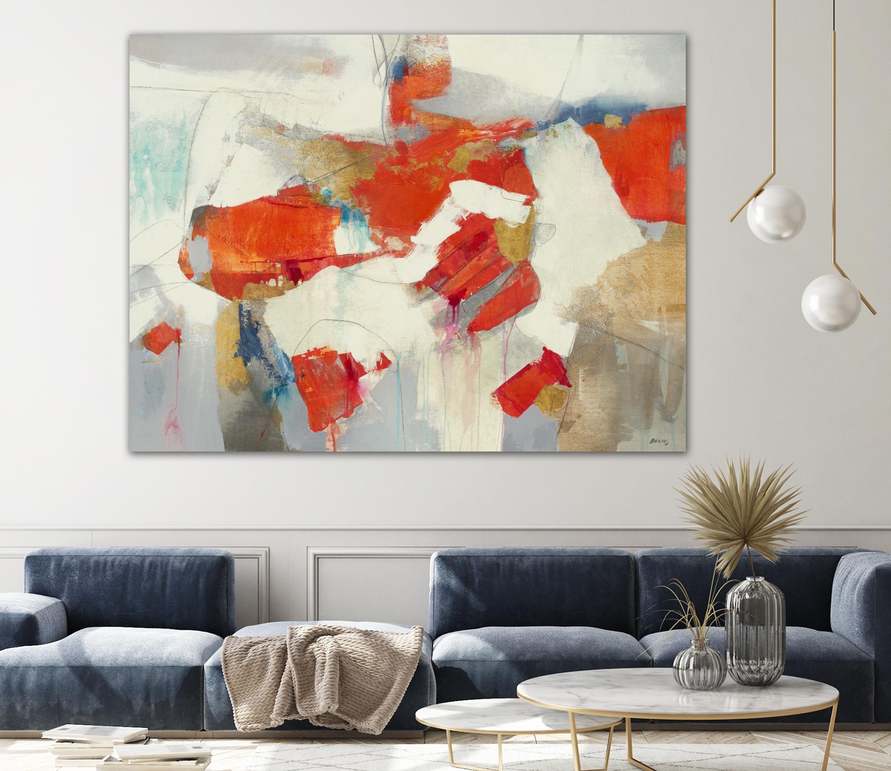 Coral Abstract by Scott Brems on GIANT ART - whites & creams abstract