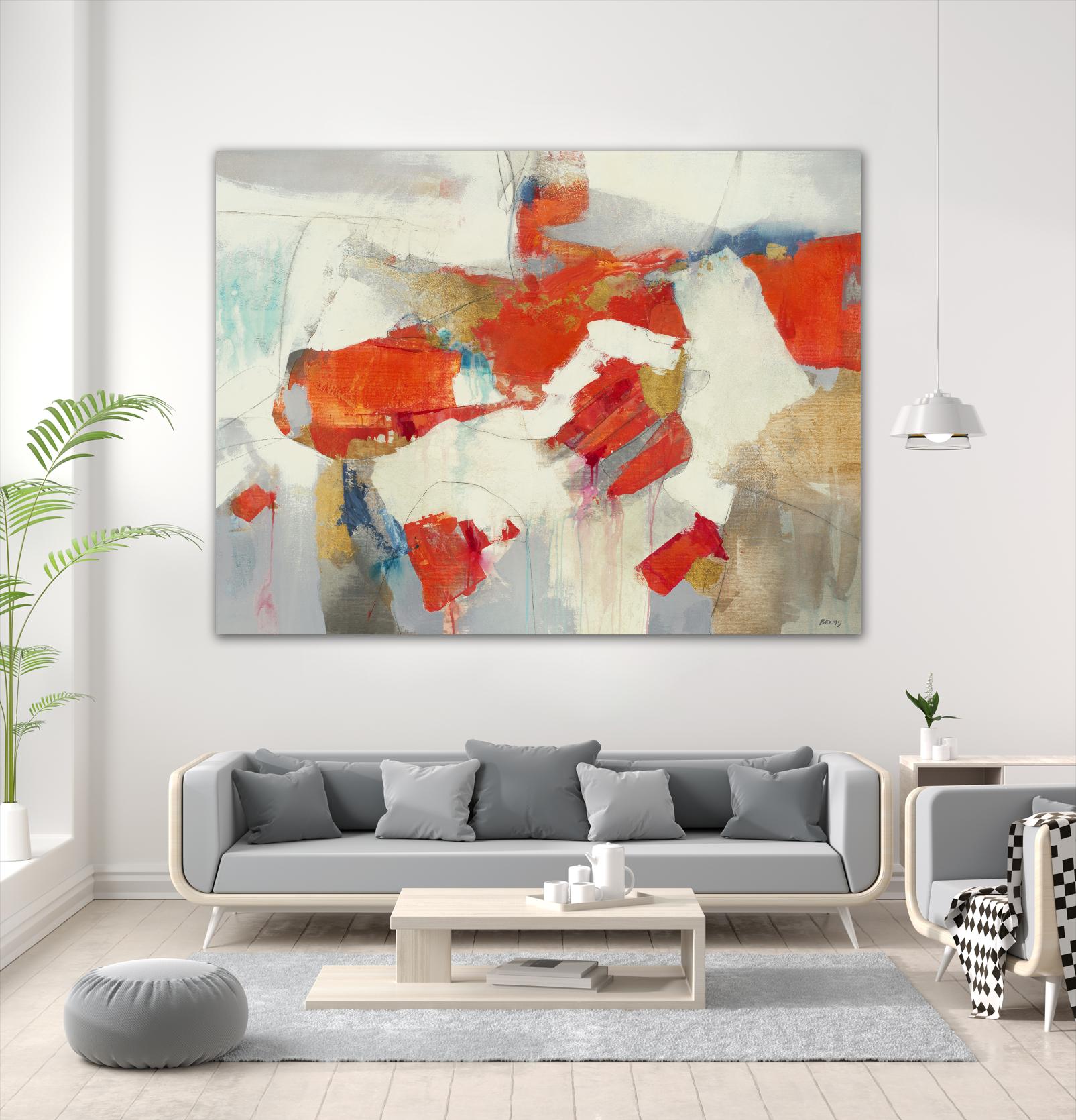 Coral Abstract by Scott Brems on GIANT ART - whites & creams abstract