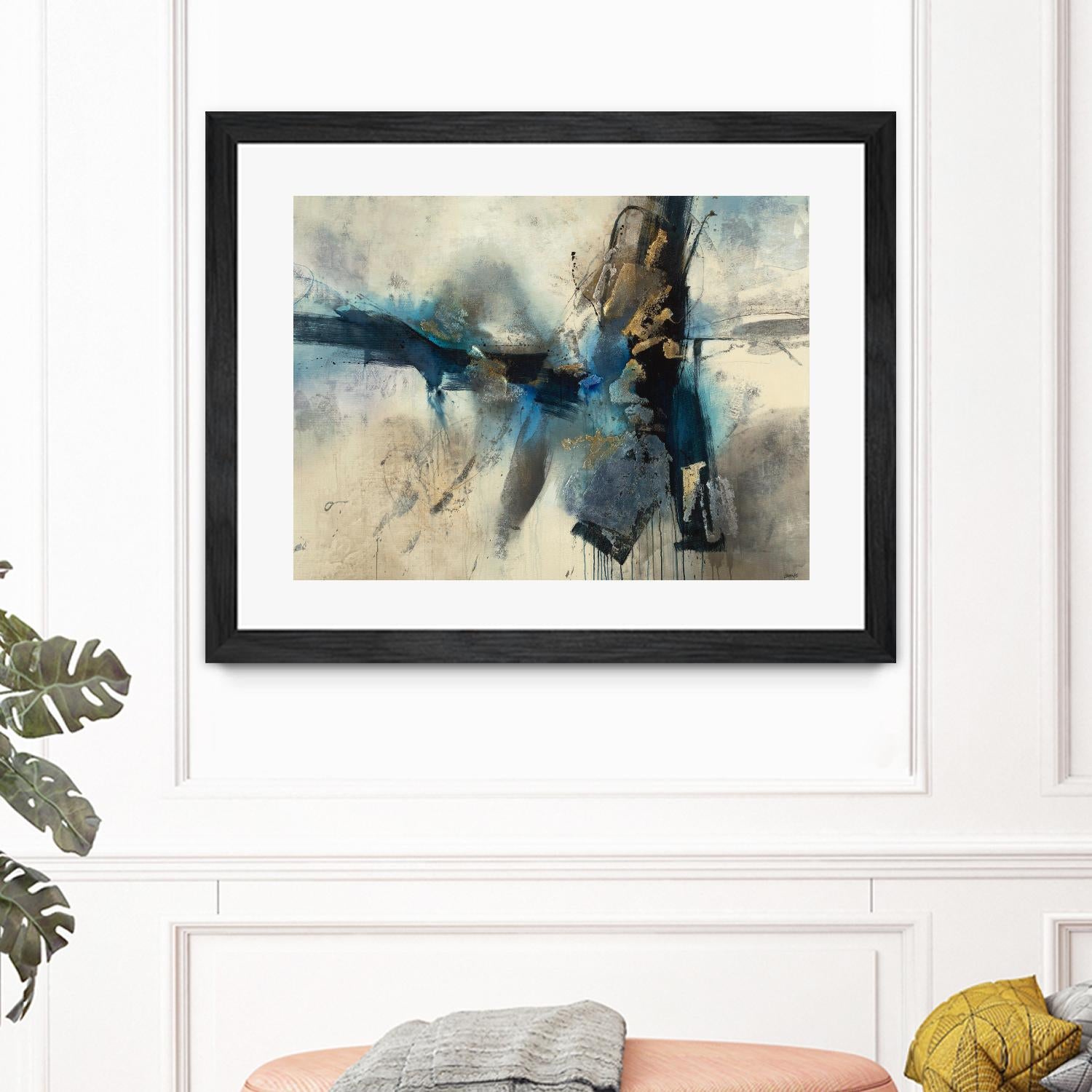 Smash by Scott Brems on GIANT ART - blues abstract creams