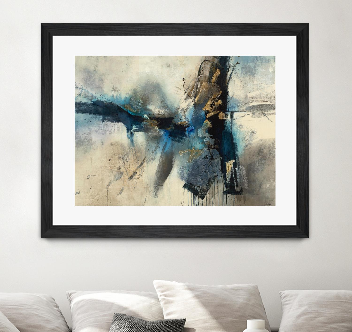 Smash by Scott Brems on GIANT ART - blues abstract creams