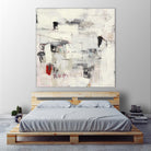 Piece Of Mind by Brent Foreman on GIANT ART - whites & creams abstract