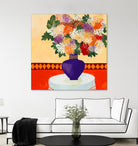 Taking In The Joy by Ruth Fromstein on GIANT ART - oranges floral bouquet