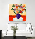 Taking In The Joy by Ruth Fromstein on GIANT ART - oranges floral bouquet