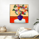 Taking In The Joy by Ruth Fromstein on GIANT ART - oranges floral bouquet