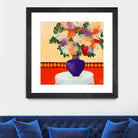 Taking In The Joy by Ruth Fromstein on GIANT ART - oranges floral bouquet