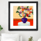 Taking In The Joy by Ruth Fromstein on GIANT ART - oranges floral bouquet