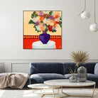 Taking In The Joy by Ruth Fromstein on GIANT ART - oranges floral bouquet