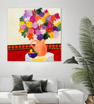 Taking In The Love by Ruth Fromstein on GIANT ART - oranges floral bouquet