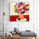 Taking In The Love by Ruth Fromstein on GIANT ART - oranges floral bouquet