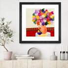 Taking In The Love by Ruth Fromstein on GIANT ART - oranges floral bouquet