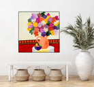 Taking In The Love by Ruth Fromstein on GIANT ART - oranges floral bouquet