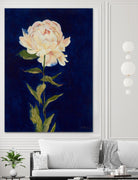 Pretty As A Peony I by Liz Jardine on GIANT ART - blues botanical peony