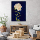 Pretty As A Peony I by Liz Jardine on GIANT ART - blues botanical peony