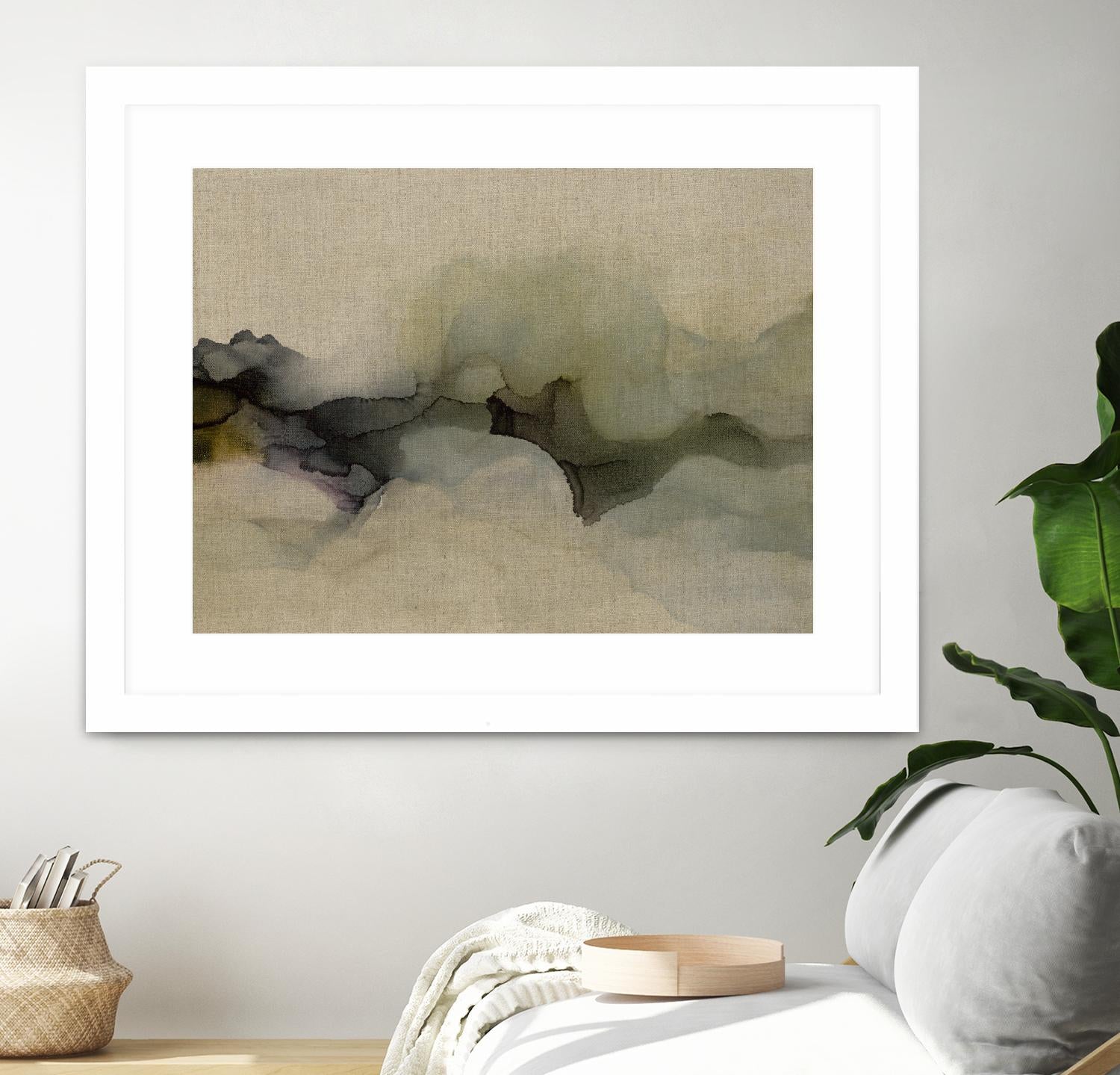 When It Rains It Pours by Kippi Leonard on GIANT ART - browns fluid abstracts