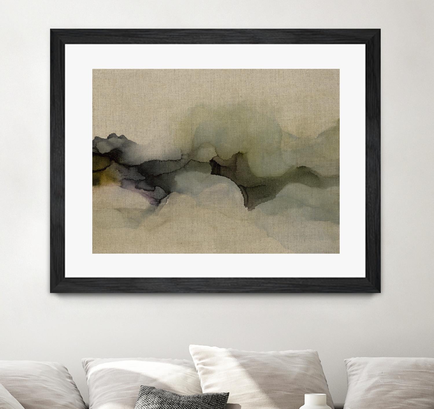 When It Rains It Pours by Kippi Leonard on GIANT ART - browns fluid abstracts