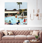 Off The Deep by Beth Ann Lawson on GIANT ART - blues coastal pool