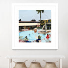 Off The Deep by Beth Ann Lawson on GIANT ART - blues coastal pool