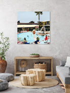 Off The Deep by Beth Ann Lawson on GIANT ART - blues coastal pool