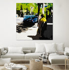 A Volvo In Ballard by Beth Ann Lawson on GIANT ART - greens cityscapes urban