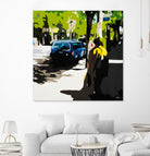 A Volvo In Ballard by Beth Ann Lawson on GIANT ART - greens cityscapes urban