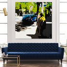 A Volvo In Ballard by Beth Ann Lawson on GIANT ART - greens cityscapes urban