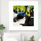 A Volvo In Ballard by Beth Ann Lawson on GIANT ART - greens cityscapes urban