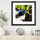 A Volvo In Ballard by Beth Ann Lawson on GIANT ART - greens cityscapes urban