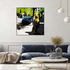 A Volvo In Ballard by Beth Ann Lawson on GIANT ART - greens cityscapes urban