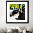 A Volvo In Ballard by Beth Ann Lawson on GIANT ART - greens cityscapes urban