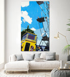 YOLO! by Beth Ann Lawson on GIANT ART - blues cityscapes ferris wheel