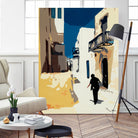 MYKONOS 3 by Bethann Lawson on GIANT ART - blue travel travel
