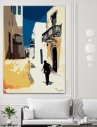 MYKONOS 3 by Bethann Lawson on GIANT ART - blue travel travel