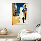 MYKONOS 3 by Bethann Lawson on GIANT ART - blue travel travel